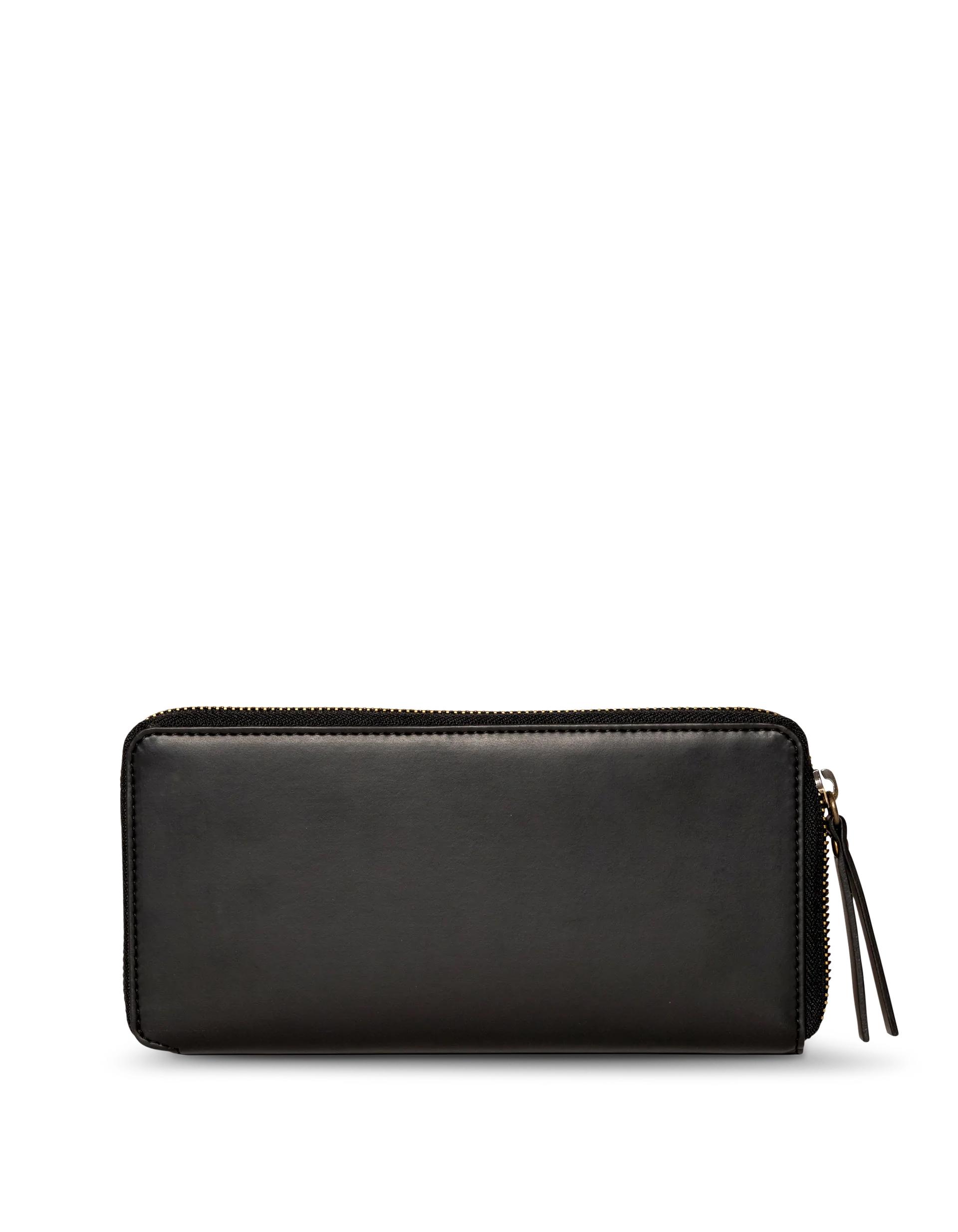 O My Bag Sonny Wallet Black Apfel Leder Portemonnaie unisex